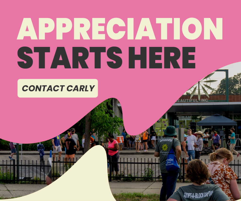 Appreciation Starts Here: Contact Carly